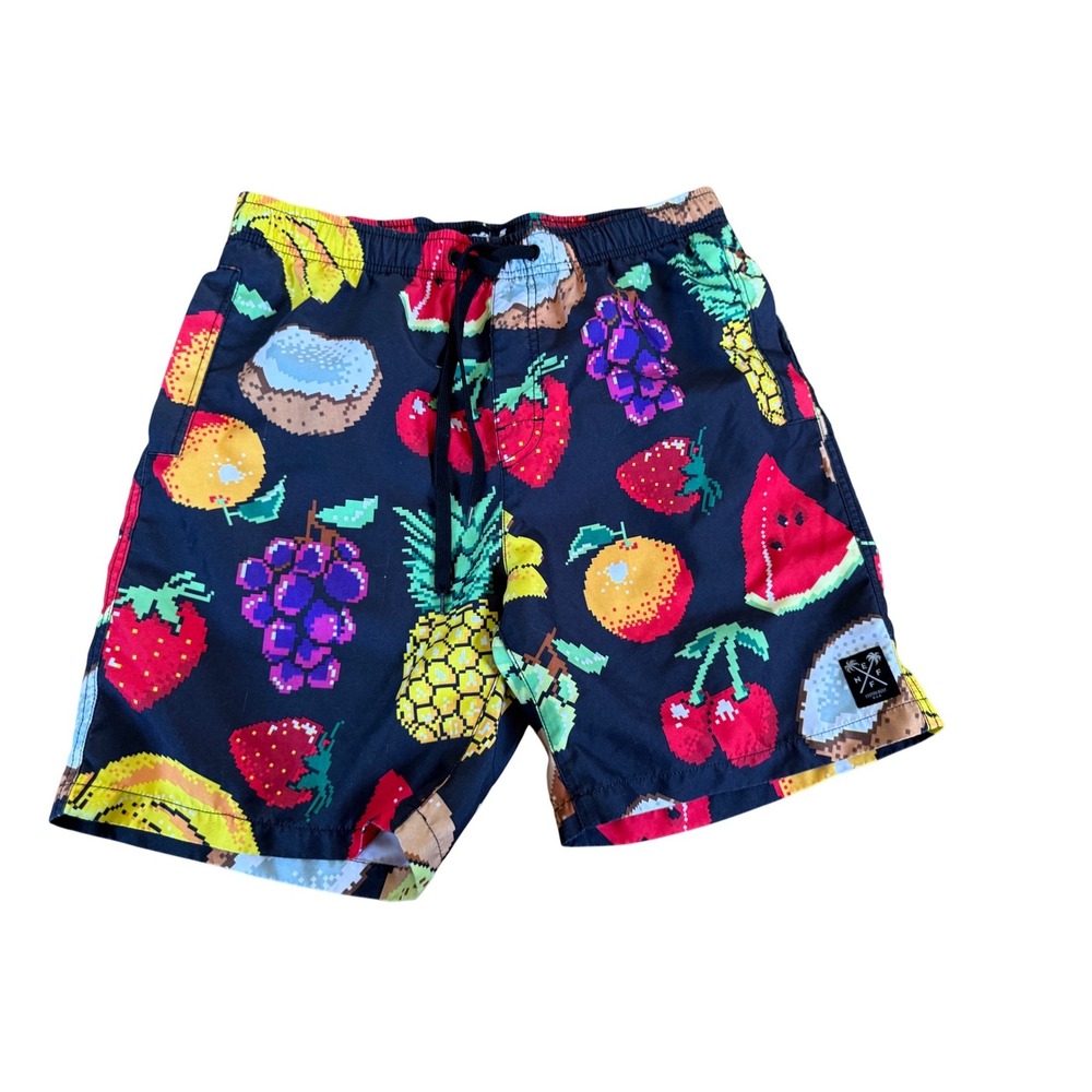 Neff Mens Hot Tub Swim Board Short in fruit‎ print